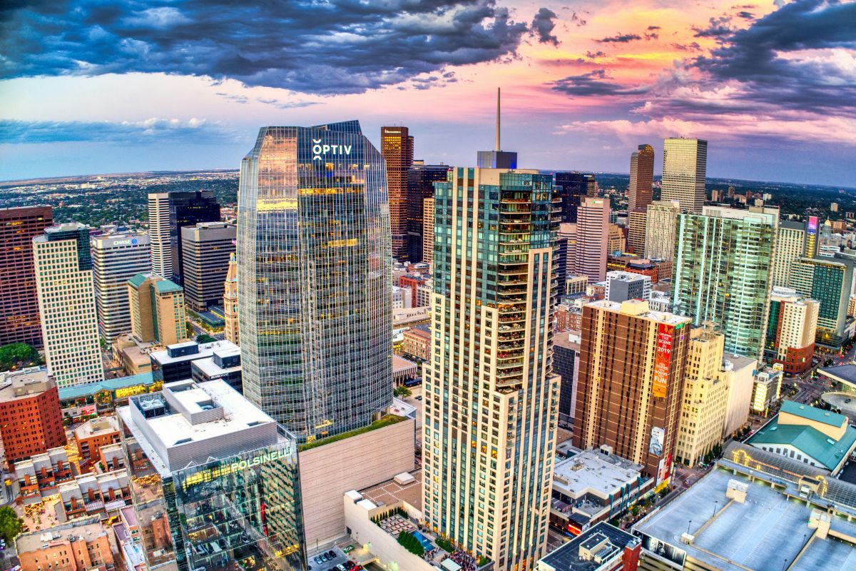 Denver and mountains